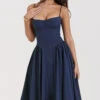 French Navy Corset Sundress