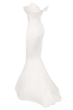 Ivory Corset Off Shoulder Bridal Gown - Limited Edition -Pinkyy Kleider Geschaft sb5894 02