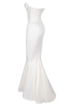 Ivory Strapless Corset Bridal Gown - Limited Edition -Pinkyy Kleider Geschaft sb5896 02