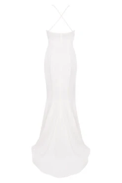 Ivory Strappy Bridal Gown - Limited Edition -Pinkyy Kleider Geschaft sb5901 03