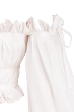 White Ruched Off Shoulder Top 33 White Ruched Off Shoulder Top -Pinkyy Kleider Geschaft sb5996 04