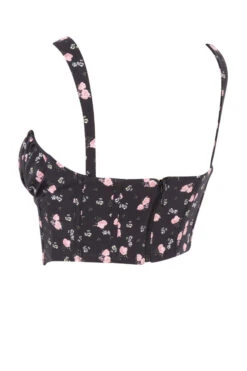 Black Floral Corset 30 Black Floral Corset -Pinkyy Kleider Geschaft sb6013a 02