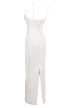 Ivory Draped Bridal Gown - Limited Edition -Pinkyy Kleider Geschaft sb6077 02