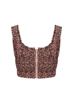 Animal Print Ruched Corset 35 Animal Print Ruched Corset -Pinkyy Kleider Geschaft sb6639 03