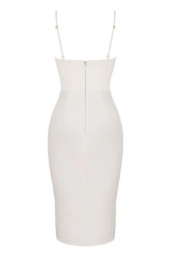 Ivory Corset Slip Dress -Pinkyy Kleider Geschaft sb6657a 03