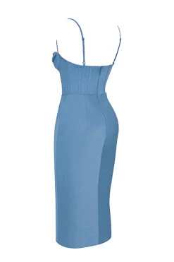 Aegean Blue Corset Midi Dress 22 Aegean Blue Corset Midi Dress -Pinkyy Kleider Geschaft sb6657d 02 copy