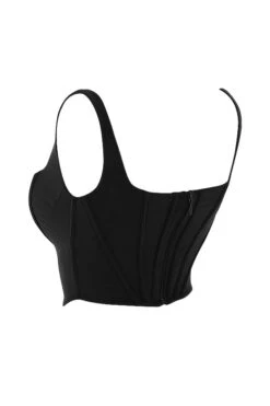 Black Mesh Corset 30 Black Mesh Corset -Pinkyy Kleider Geschaft sb6864 02