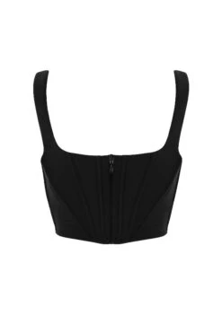 Black Mesh Corset 31 Black Mesh Corset -Pinkyy Kleider Geschaft sb6864 03