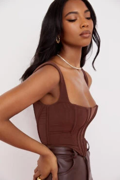 Chocolate Mesh Corset 16 Chocolate Mesh Corset -Pinkyy Kleider Geschaft sb6864b 11