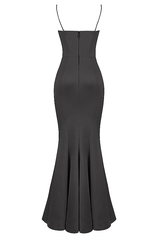 Shadow Satin Fishtail Gown 12 Shadow Satin Fishtail Gown – Bild 12