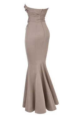 Mushroom Satin Strapless Gown 18 Mushroom Satin Strapless Gown -Pinkyy Kleider Geschaft sb7287 02