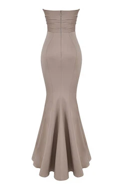 Mushroom Satin Strapless Gown 19 Mushroom Satin Strapless Gown -Pinkyy Kleider Geschaft sb7287 03