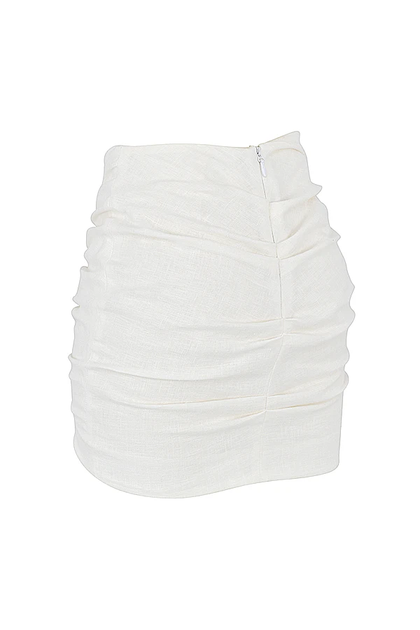 Off White Folded Waist Mini Skirt 12 Off White Folded Waist Mini Skirt – Bild 12