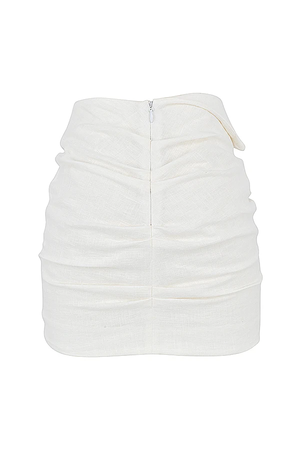 Off White Folded Waist Mini Skirt 13 Off White Folded Waist Mini Skirt – Bild 13