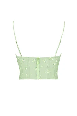 Olive Floral Draped Corset 23 Olive Floral Draped Corset -Pinkyy Kleider Geschaft sb7432b 03g