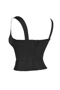 Black Satin Corset 22 Black Satin Corset -Pinkyy Kleider Geschaft sb7465a 02