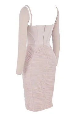 Crystal Gathered Corset Dress -Pinkyy Kleider Geschaft sb7519b 02a