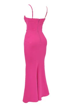 Hot Pink Corset Maxi Dress 22 Hot Pink Corset Maxi Dress -Pinkyy Kleider Geschaft sb7822d 02