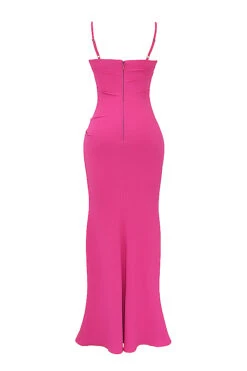 Hot Pink Corset Maxi Dress 23 Hot Pink Corset Maxi Dress -Pinkyy Kleider Geschaft sb7822d 03