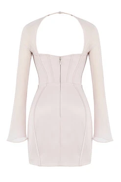 Crystal Satin Corset Mini Dress 27 Crystal Satin Corset Mini Dress -Pinkyy Kleider Geschaft sb7838 03