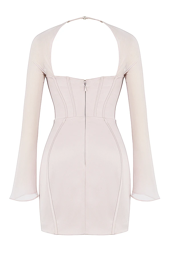 Crystal Satin Corset Mini Dress 14 Crystal Satin Corset Mini Dress – Bild 14