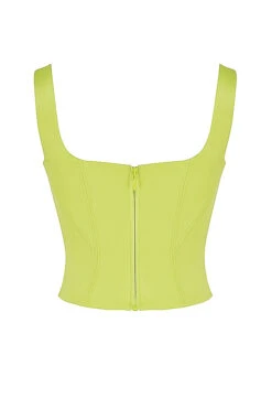 Lime Satin Longline Corset 29 Lime Satin Longline Corset -Pinkyy Kleider Geschaft sb7890 03l