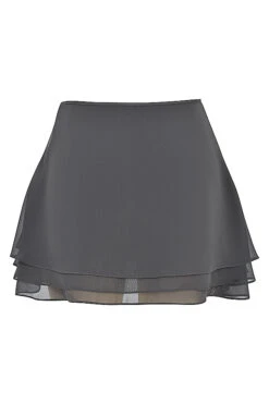 Shadow Floaty Layered Mini Skirt -Pinkyy Kleider Geschaft sb8252 03