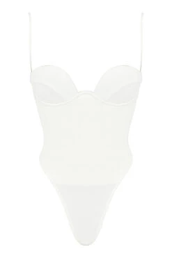 Ivory Underwired Bodysuit 17 Ivory Underwired Bodysuit -Pinkyy Kleider Geschaft sb8296 01a