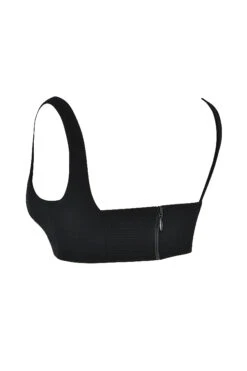 Black Pleated Bandeau Top 24 Black Pleated Bandeau Top -Pinkyy Kleider Geschaft sb8298 02