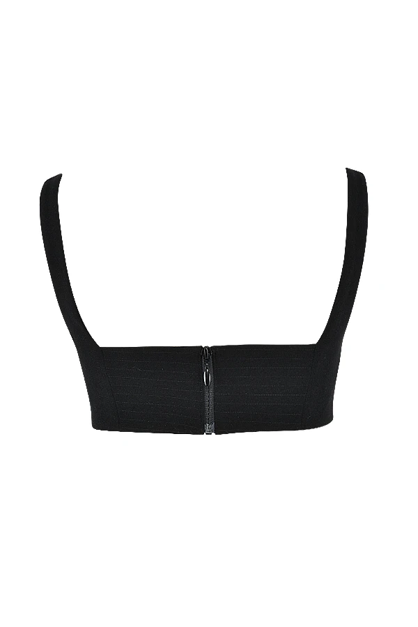 Black Pleated Bandeau Top 13 Black Pleated Bandeau Top – Bild 13