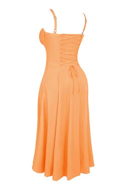 Tangerine Bustier Sundress 32 Tangerine Bustier Sundress -Pinkyy Kleider Geschaft sb8414k 02