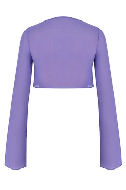 Violet Cover Up Top 17 Violet Cover Up Top -Pinkyy Kleider Geschaft sb8417b 03