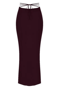 Prune Cutout Maxi Skirt 18 Prune Cutout Maxi Skirt -Pinkyy Kleider Geschaft sb8418 01