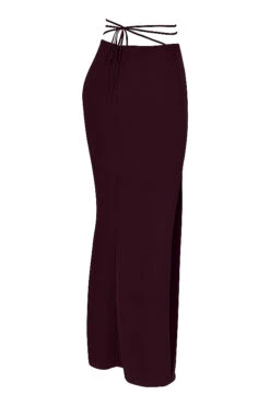 Prune Cutout Maxi Skirt 19 Prune Cutout Maxi Skirt -Pinkyy Kleider Geschaft sb8418 02