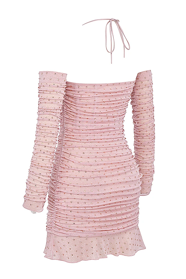 Soft Pink Crystallised Dress 12 Soft Pink Crystallised Dress – Bild 12