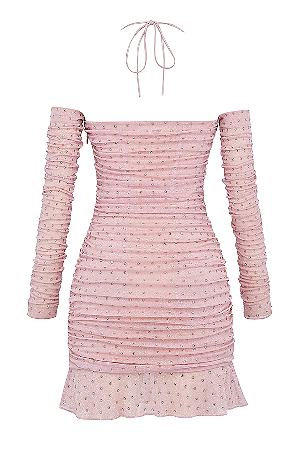 Soft Pink Crystallised Dress 13 Soft Pink Crystallised Dress – Bild 13