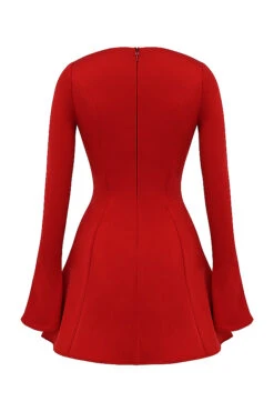 Red Satin Mini Dress 25 Red Satin Mini Dress -Pinkyy Kleider Geschaft sb8837 03