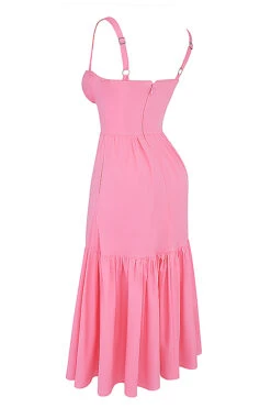 French Pink Midi Sundress 28 French Pink Midi Sundress -Pinkyy Kleider Geschaft sb8983c 02