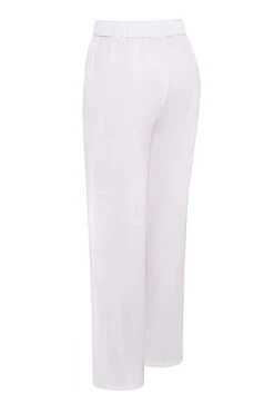 White Relaxed Fit Trousers 22 White Relaxed Fit Trousers -Pinkyy Kleider Geschaft sb9141 02