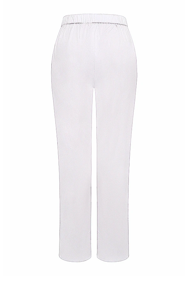 White Relaxed Fit Trousers 12 White Relaxed Fit Trousers – Bild 12