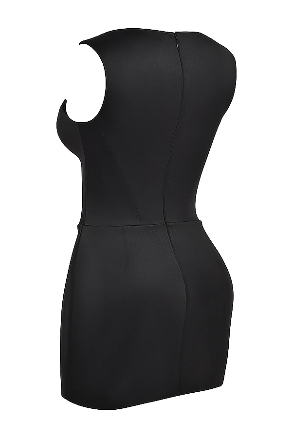 Black Corset Mini Dress 12 Black Corset Mini Dress – Bild 12