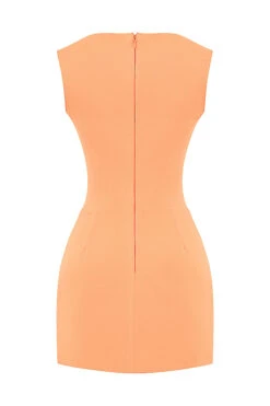 Apricot Corset Mini Dress -Pinkyy Kleider Geschaft sb9201a 03g