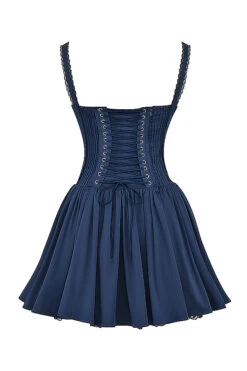 French Navy Corset Mini Dress 25 French Navy Corset Mini Dress -Pinkyy Kleider Geschaft sb9259b 03