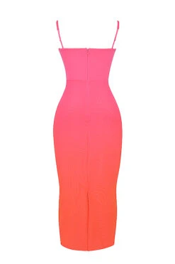 Ombre Flame Maxi Dress -Pinkyy Kleider Geschaft sb9491 03
