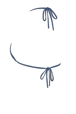 Deep Blue Halter Neck Bikini Top -Pinkyy Kleider Geschaft sbb1009f 02z