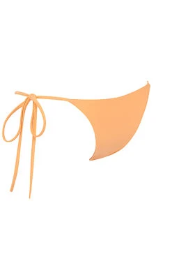 Light Orange Tie Side Bikini Bottom -Pinkyy Kleider Geschaft sbb1012g 02