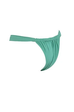 Eucalyptus Gathered High Leg Bikini Bottom -Pinkyy Kleider Geschaft sbb1017c 02