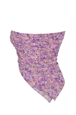 Violet Floral Multi Use Scarf -Pinkyy Kleider Geschaft sbb1022 02