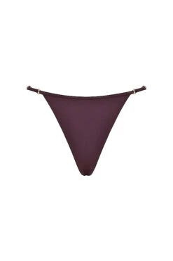 Cacao Thong Bikini Bottom -Pinkyy Kleider Geschaft sbb1025a 03