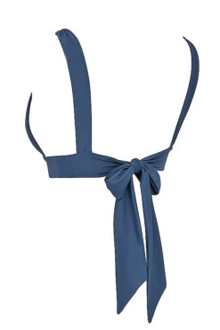 Deep Blue Tie Back Bikini Top 20 Deep Blue Tie Back Bikini Top -Pinkyy Kleider Geschaft sbb1028c 02z